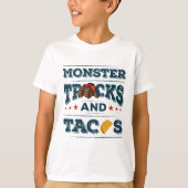 Monster Trucks und Tacos T-Shirt (Vorderseite)