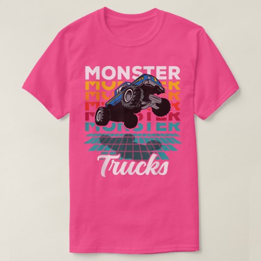 Monster Trucks Vintag 4x4 T-Shirt (Design vorne)