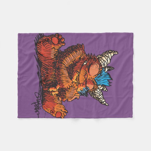 Monster-Umarmung Fleecedecke (Vorderseite (Horizontal))