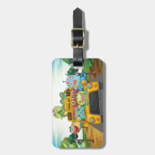 Monster und Bus Gepäckanhänger (Vorderseite vertikal)