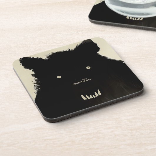 Monster und das Kind Getränkeuntersetzer (Linke Seite)