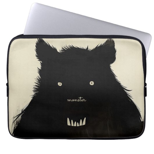 Monster und das Kind Laptopschutzhülle (Vorderseite)