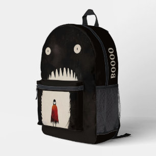 Monster und die kleine rote Reithose Bedruckter Rucksack