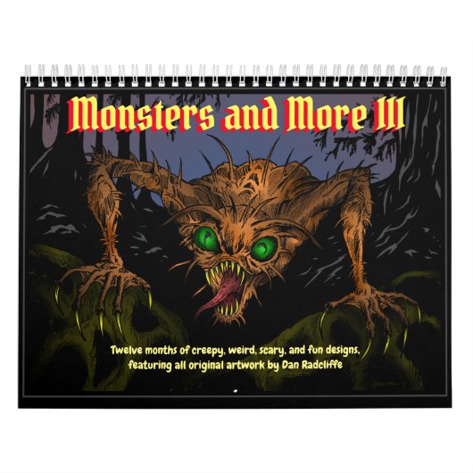 Monster und mehr III Kalender (Titelbild)