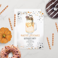 Monster und Milkshakes Halloween Geburtstagsparty