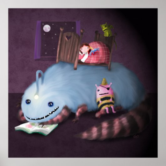 Monster unter dem Bett Poster (Vorne)