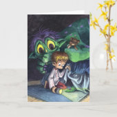 Monster unter der Bettgraukarte Karte (Gelbe Blume)