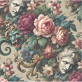 Monster unter Männern - gotisches Barock Aufkleber (Vorderseite)