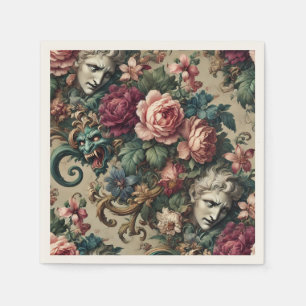 Monster unter Männern - gotisches Barock Serviette