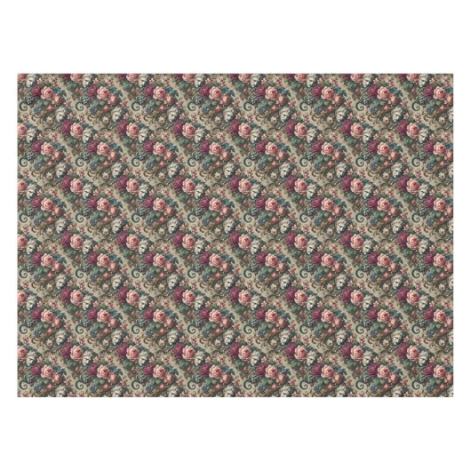 Monster unter Männern - gotisches Mittelmuster Tischdecke (Vorderseite (Horizontal))