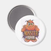 MONSTER VAPOR Kühlschrank Magnet (Vorderseite/Rückseite)