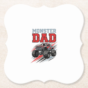 Monster-Vater Vintage-Monster-Truck-Shirt-Design_1 Untersetzer
