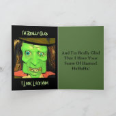 Monster-Vatertagskarte des lustigen Spaßes Karte (Innenseite)