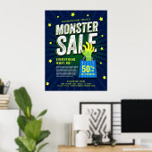Monster-Verkauf Halloween-Werbung Poster (Heimbüro)