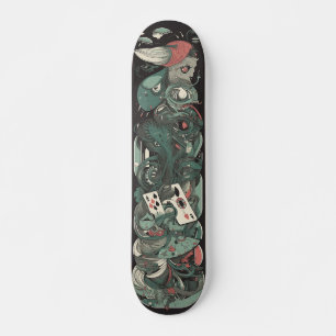 Monster-Videospiel des grünen Jokers Skateboard