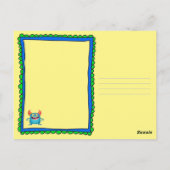 Monster Vielen Dank Postkarte (Rückseite)