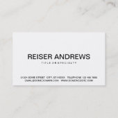 Monster Visitenkarte (Rückseite)