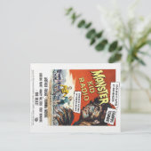 Monster von der Monster-Kid-Postkarte der Uni Postkarte (Stehend Vorderseite)