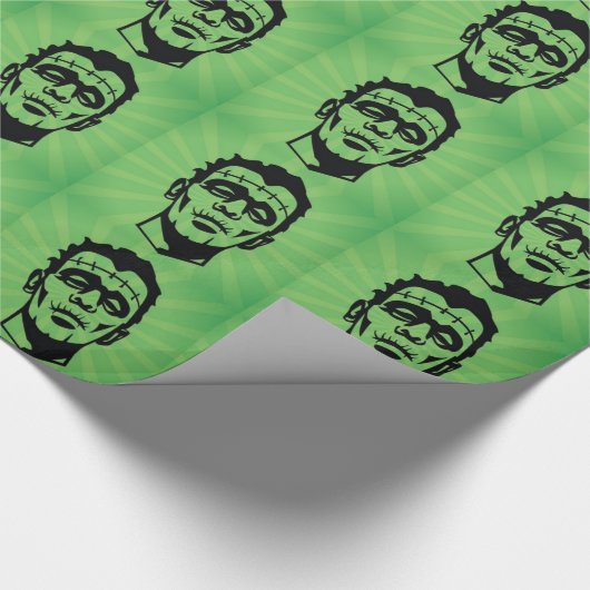 Monster von frankenstein Entwurf Geschenkpapier (Ecke)