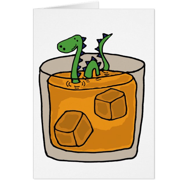 Monster von Loch Nessim schottischer Whisky-Glas (Vorne)