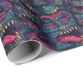 Monster von Sneaky Chest Mimic D&D Geschenkpapier