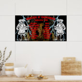 Monster von Waffenrock Poster (Küche)