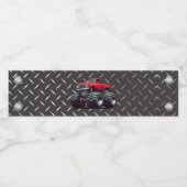 Monster Wasserflaschenetikett (Einzelnes Label)