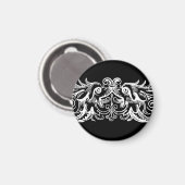 Monster White Print Magnet (Vorderseite/Rückseite)