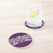 Monster White Print Untersetzer (Seite)