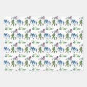 Monster Wiedersehen Funny Ombre Mythische Kreatur Geschenkpapier Set (Vorderseite 3)