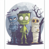 Monster Yoga-Klasse Aufkleber (Vorderseite)