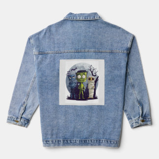Monster-Yoga-Kurs Jeansjacke