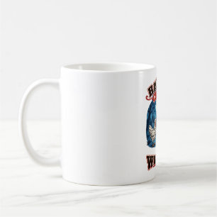 Monster Yorkie & Mumien-Hühner Halloween Kaffeetasse