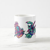 Monster Zeichne Hände Kaffeetasse (Mittel)
