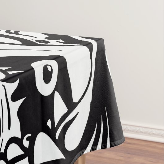 Monster zeichnen hässlich abstrakte, spöttisch beä tischdecke (Beispiel)