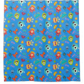 Monster Zeit Duschvorhang (Vorderseite)