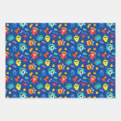 Monster Zeit Geschenkpapier Set (Vorderseite 3)