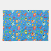 Monster Zeit Geschirrtuch (Horizontal)