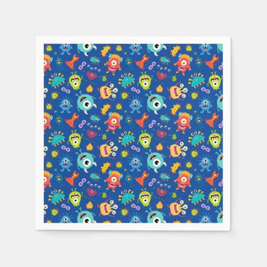 Monster Zeit Serviette (Vorderseite)
