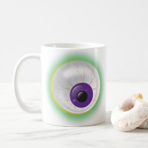 Monster Zombie Eyeball Eye Halloween Creepy Kaffeetasse