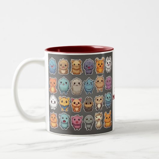 Monster Zweifarbige Tasse (Links)
