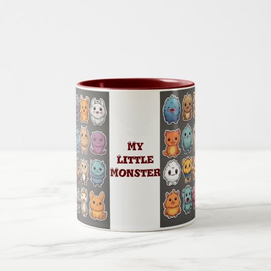 Monster Zweifarbige Tasse (Mittel)