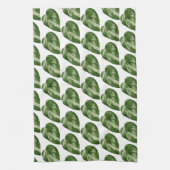Monstera Albo Botanisches Küchentuch (Vertikal)