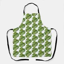 Monstera Albo Gardening Apron  Rare Houseplant Art Schürze