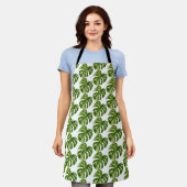 Monstera Albo Gardening Apron — Rare Houseplant Schürze (Getragen)