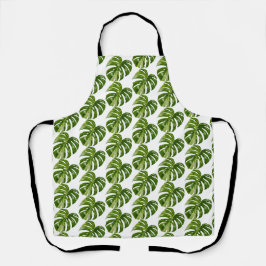 Monstera Albo Gartenschürze Seltene Zimmerpflanze Schürze