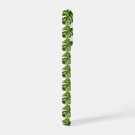 Monstera Albo Pattern iPhone Case — Tropical iPhone Hülle (Rechte Seite)