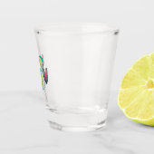 Monstera Alphabet "C" Schnapsglas (Rechts)