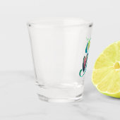 Monstera Alphabet "F" Schnapsglas (Links)