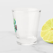 Monstera Alphabet "R" Schnapsglas (Rechts)